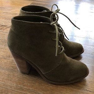 Suede Booties